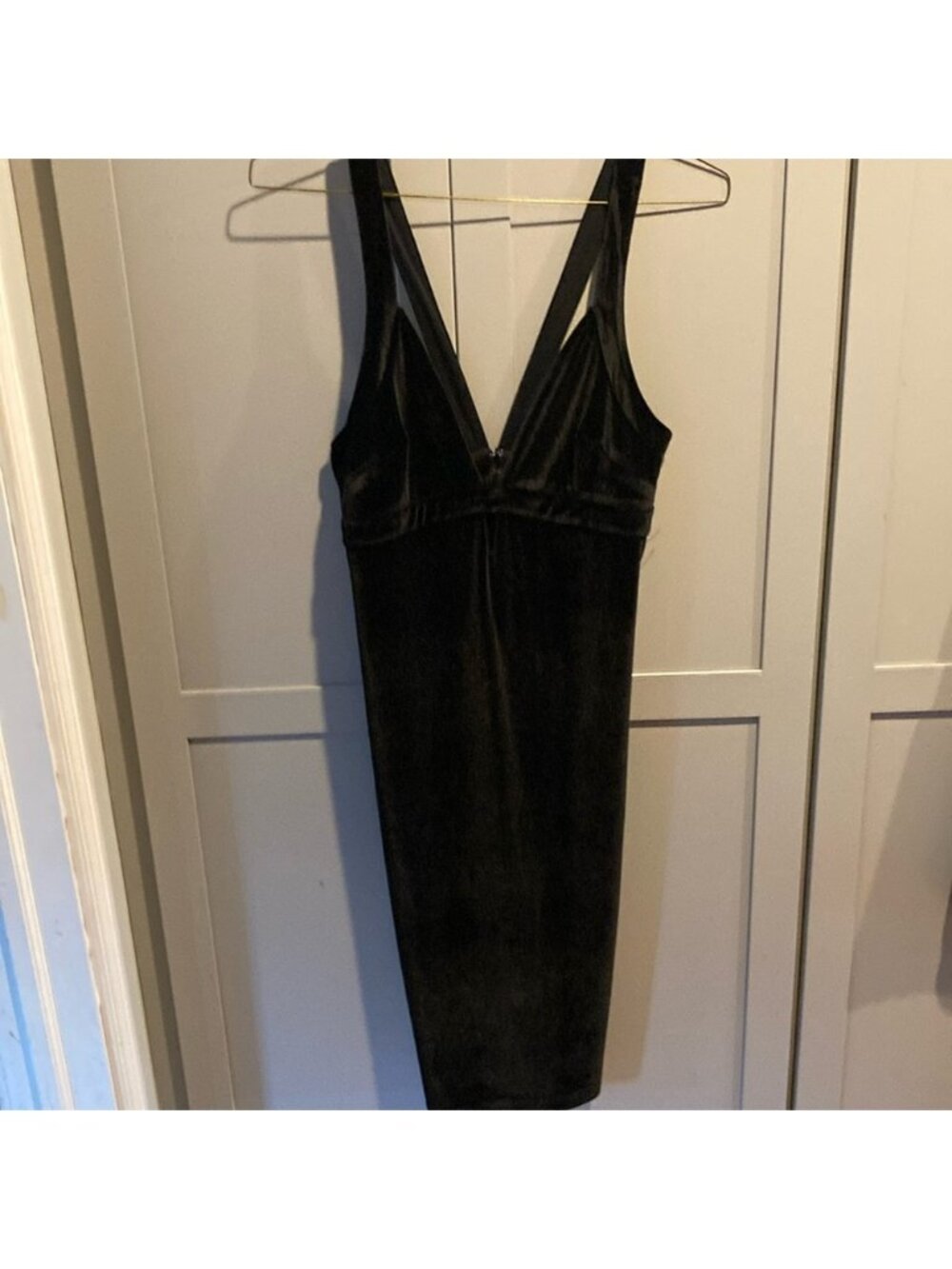 Black Velvet Dress from Express
